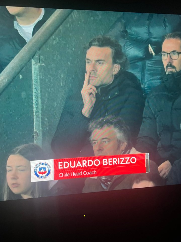 An ex-Derby, QPR and Birmingham star was mistaken for Chile manager Eduardo Berizzo