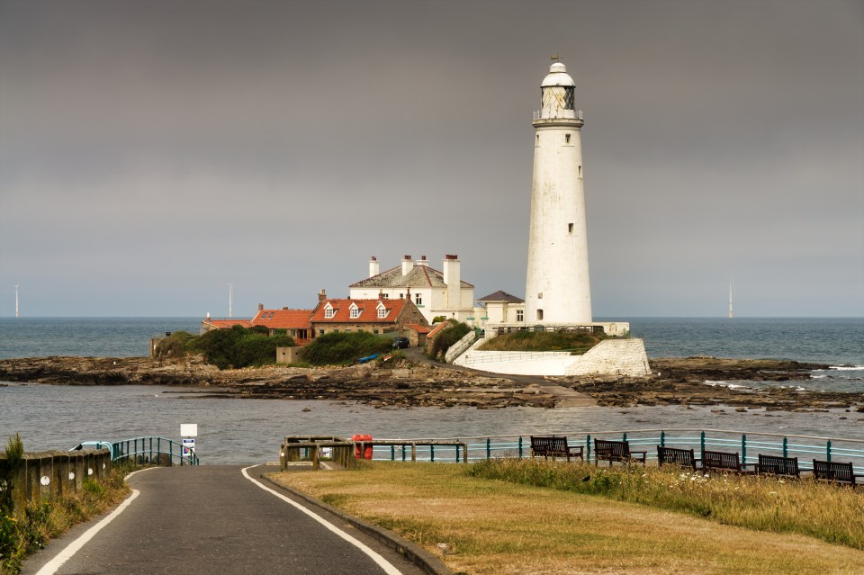 St Mary’s lighthouse is a popular tourist attraction