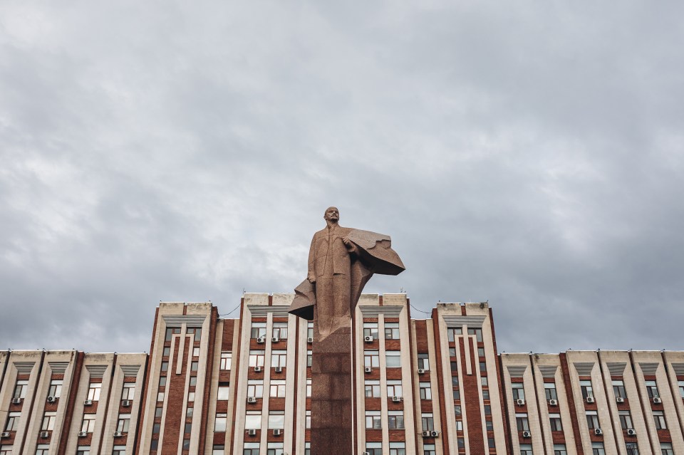 Tiraspol is the capital of the Russian-backed puppet state of Transnistria