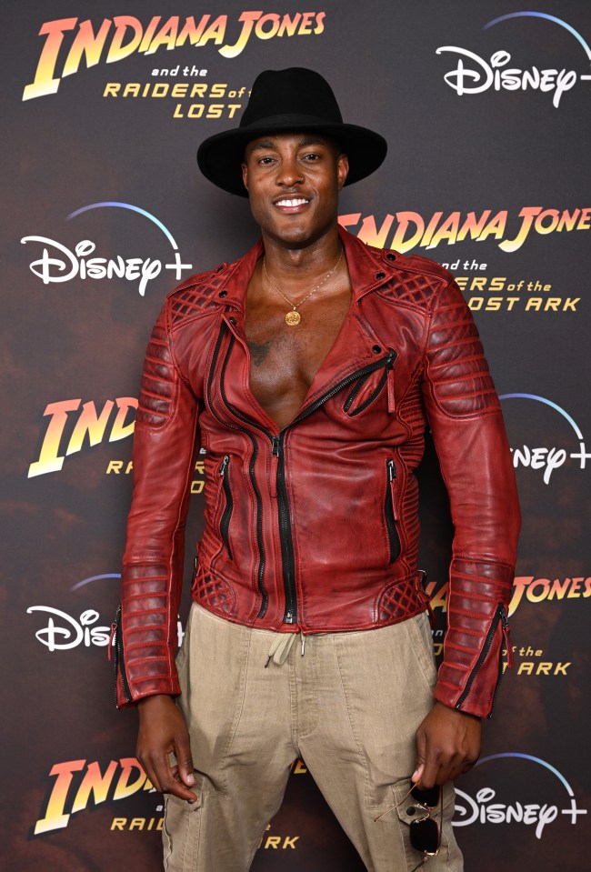 Stefan-Pierre Tomlin looked like a Hollywood star at the Indiana Jones screening too