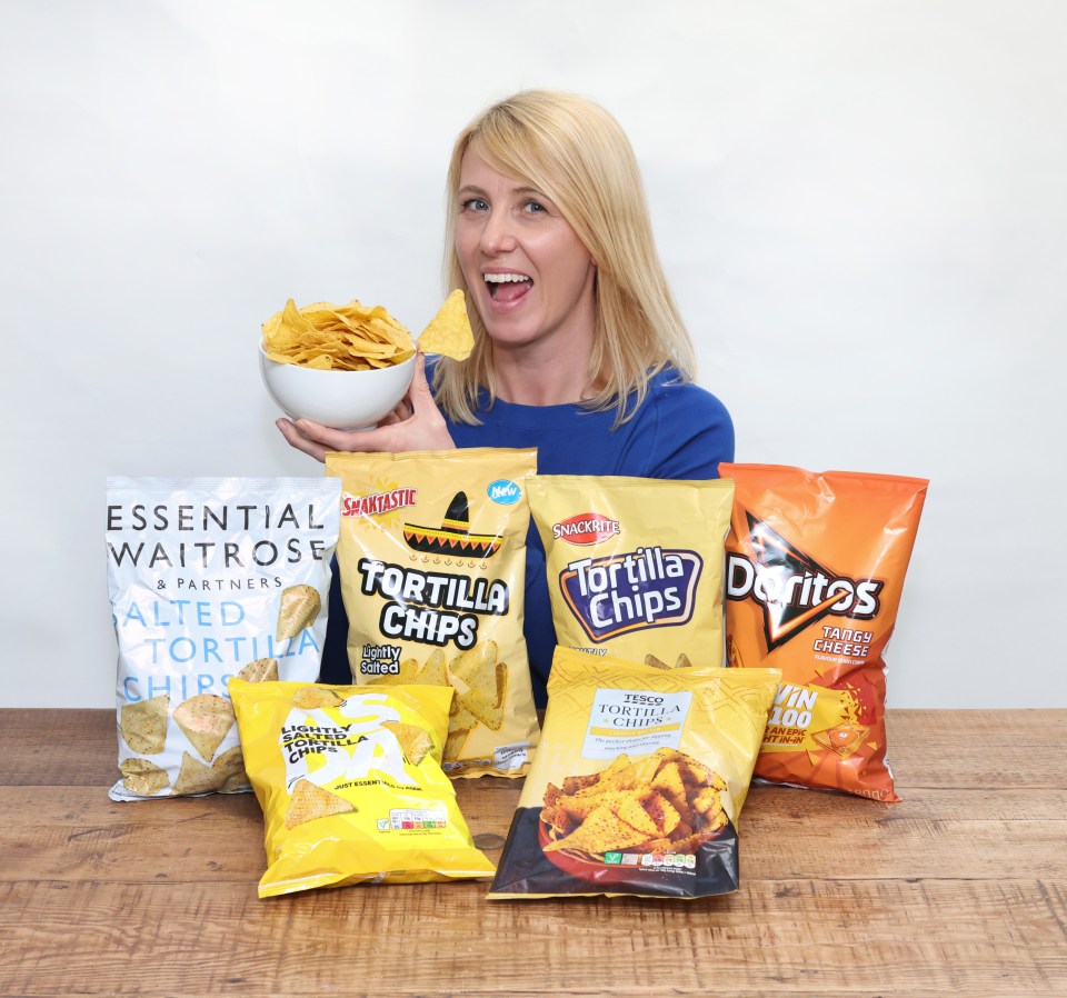 Mum-of-three Lynsey has tested tortilla chips from supermarkets