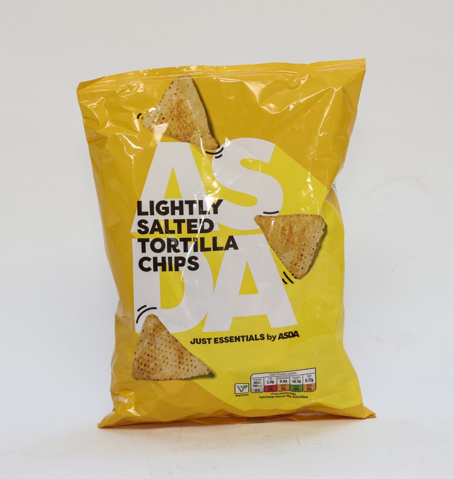 Asda's chips were quite salty but amazing value, Lynsey said