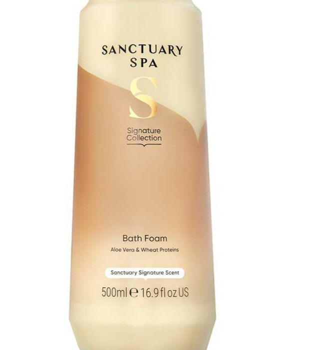 Sanctuary spa bath foam is down from £12.50 to £9.37 at Boots