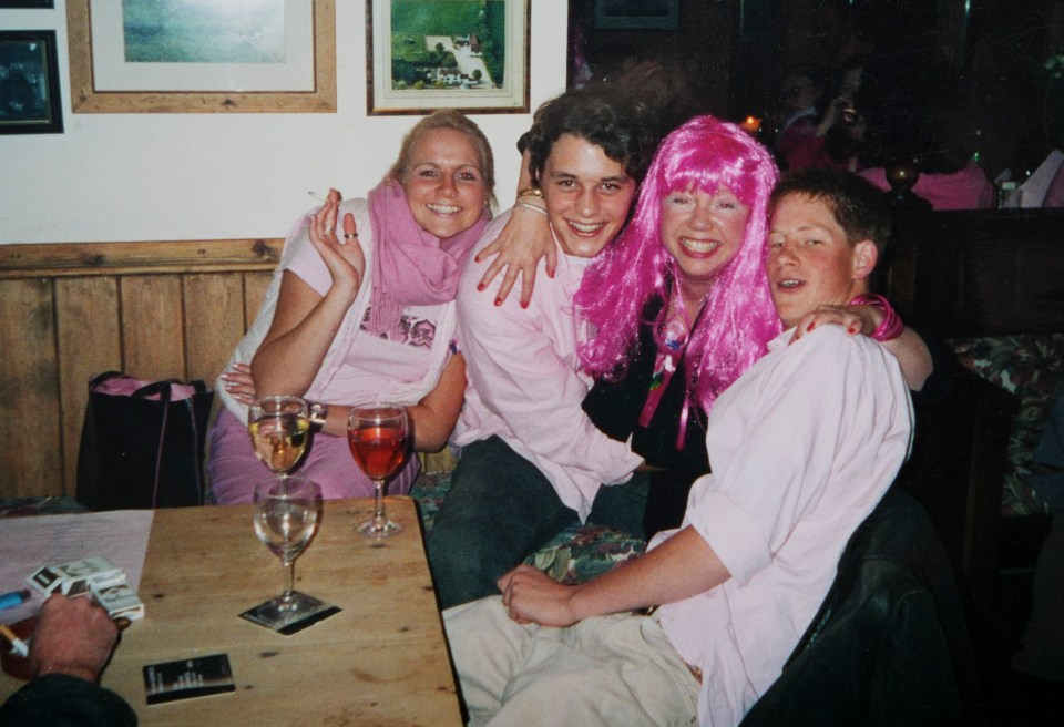 Prince Harry with landlady in wig and pals at Vine Tree on night before he lost his virginity