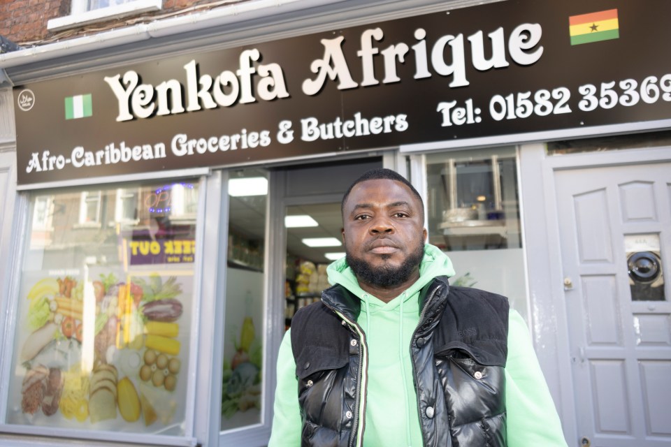 Yenkofa Afrique runs a shop in Luton