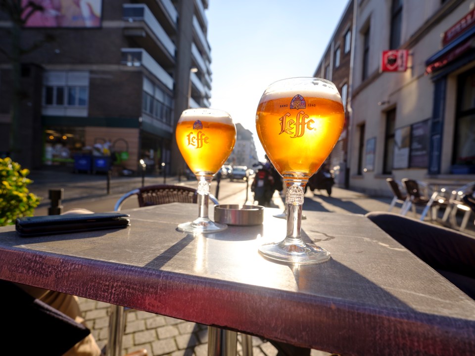 Bruges and Brussels have hundreds of different beers