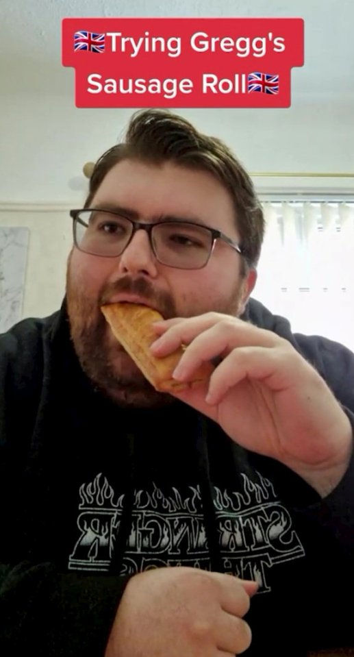 David rated the Greggs sausage roll a delicious 9.8 out of ten