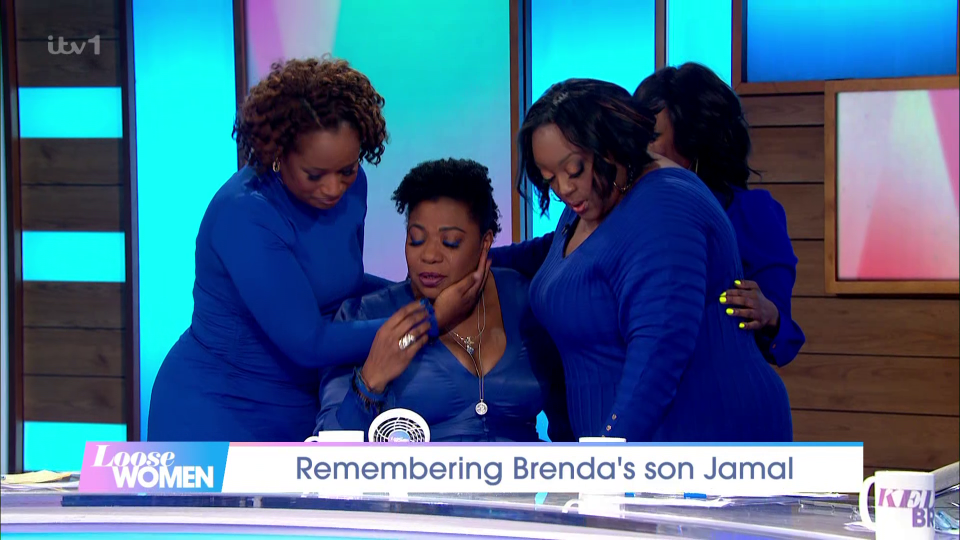 Brenda was very moved by the tribute