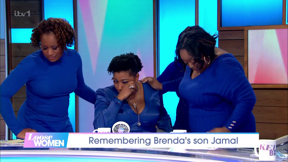 Brenda broke down in tears on today's show