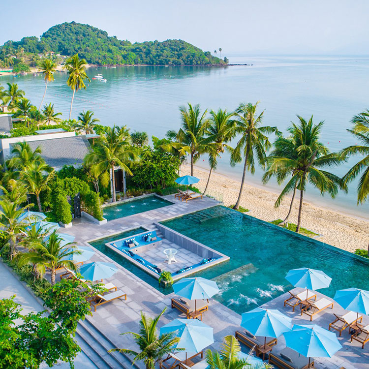 Katie and her family recently stayed at a luxury resort in Koh Samui