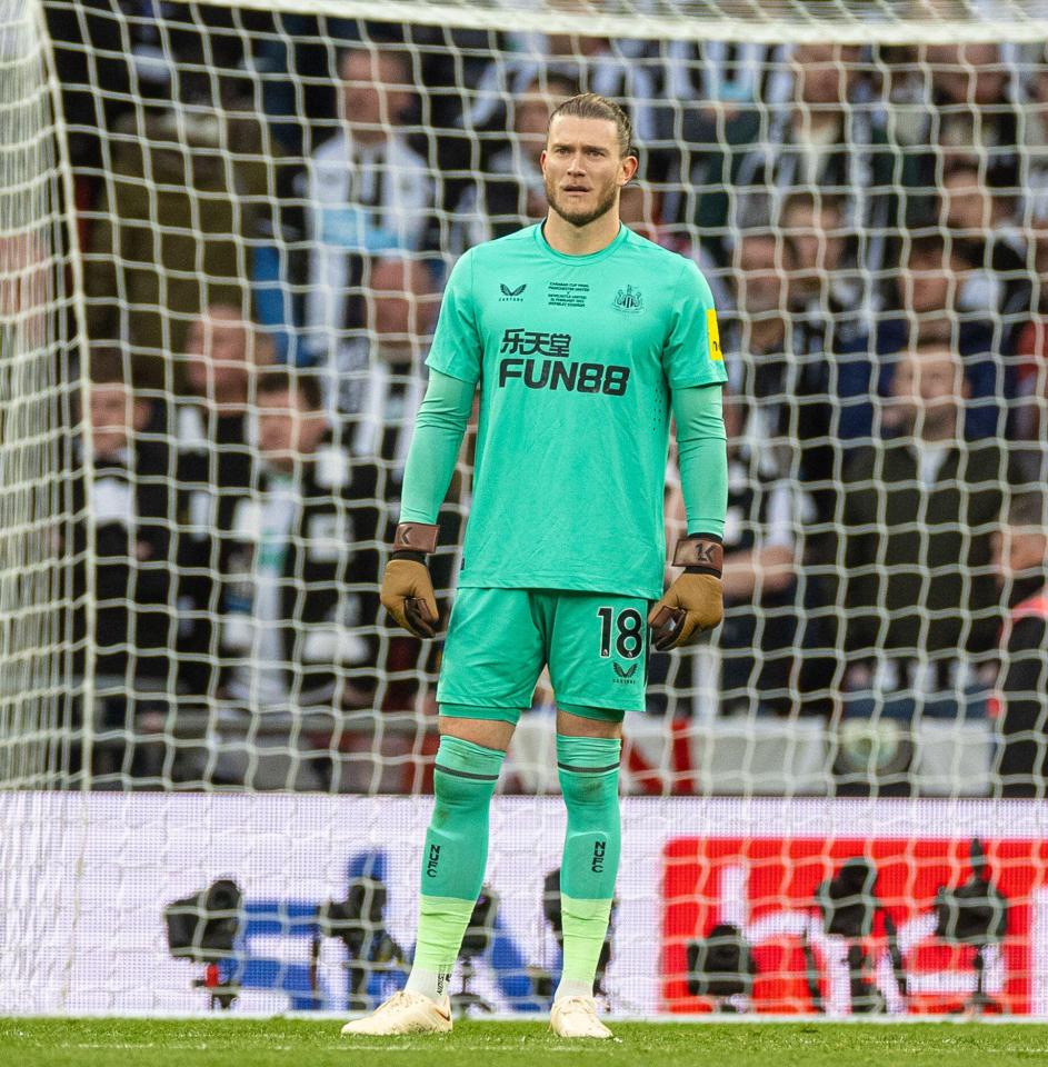 The German was in action at Wembley yesterday