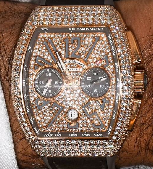 The former world champ handed over his £72,000 watch at gunpoint in London