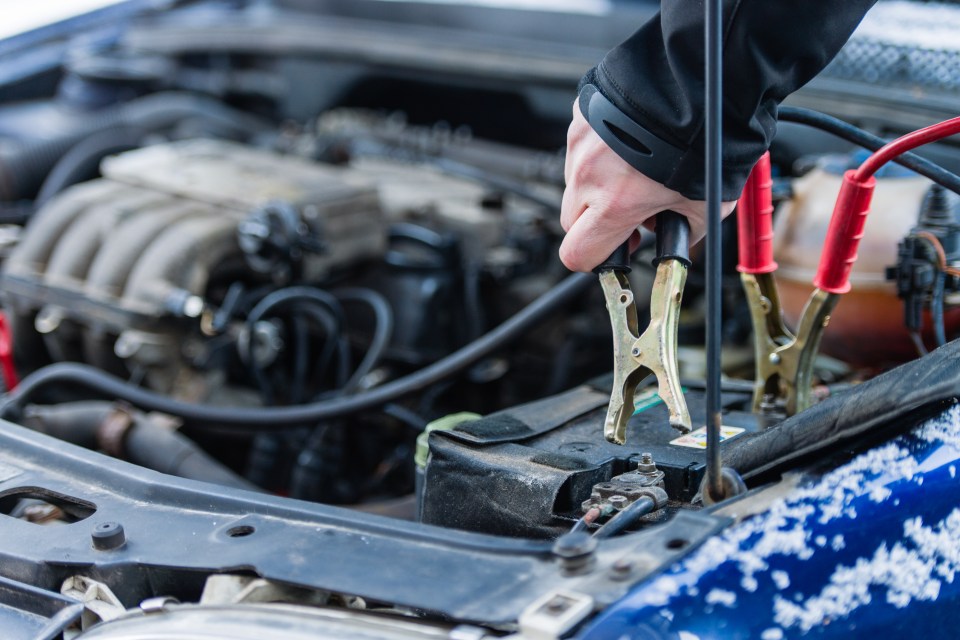 Jump leads can save the day if you're left with a flat battery