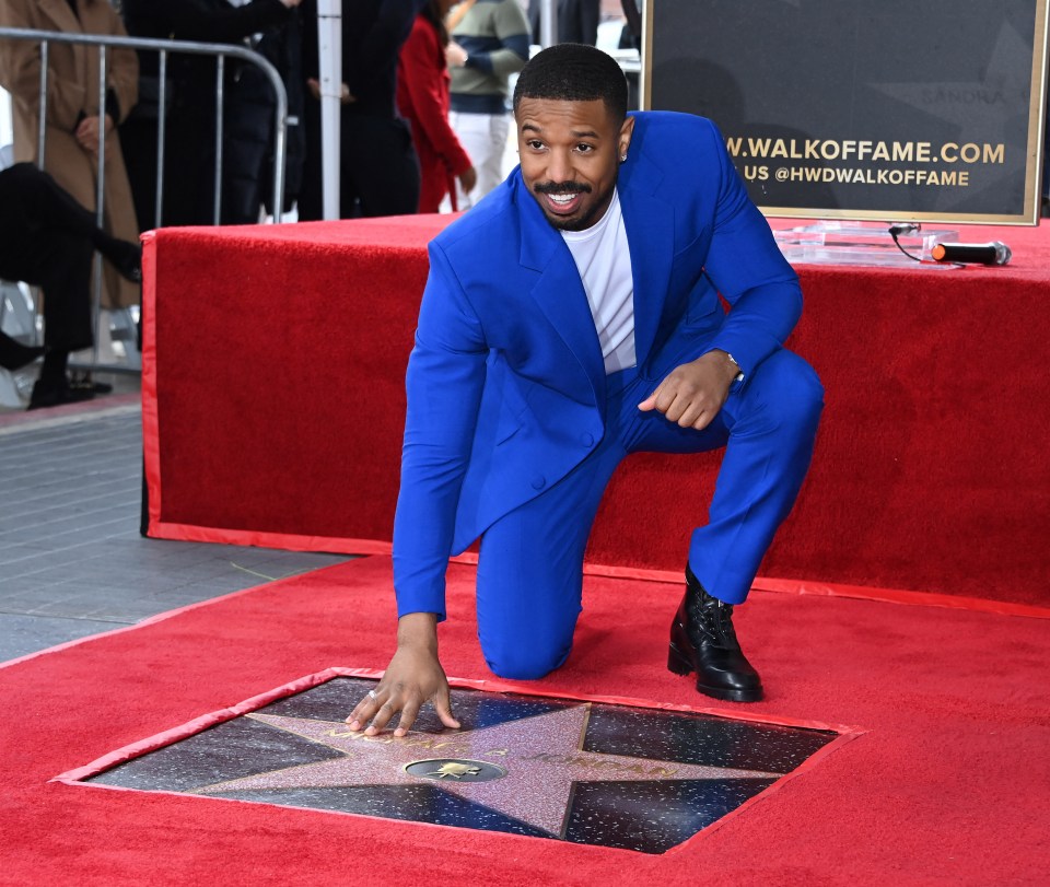 American actor Michael B. Jordan receives his star on the Hollywood Walk Of Fame