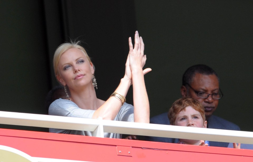 Charlize Theron appears to have switched her allegiances over the years