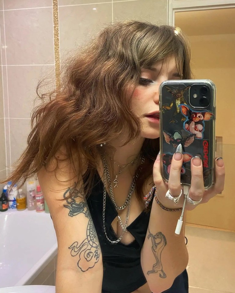 She recently shared these snaps showing off her arm tattoos