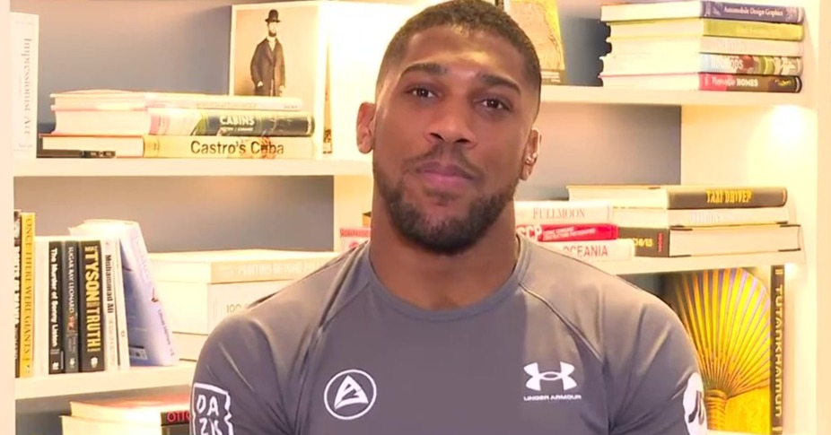 Anthony Joshua appeared on Good Morning Britain on Wednesday morning