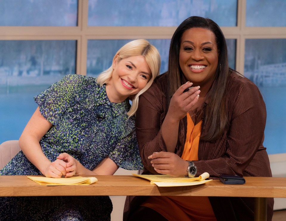 Alison has been hosting This Morning all week with Holly Willoughby