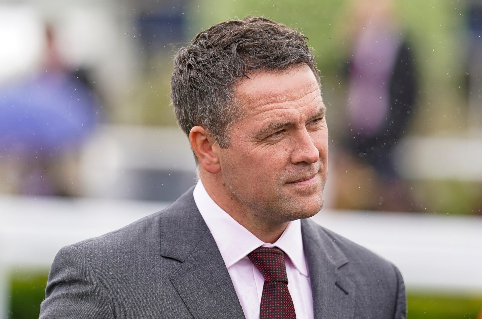 CHESTER, ENGLAND – MAY 04: Michael Owen poses at Chester Racecourse on May 04, 2022 in Chester, England. (Photo by Alan Crowhurst/Getty Images)