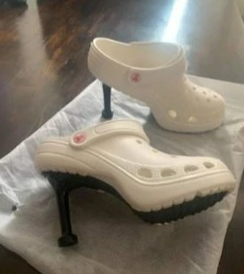 People were horrified by the heeled crocs they called a monstrosity