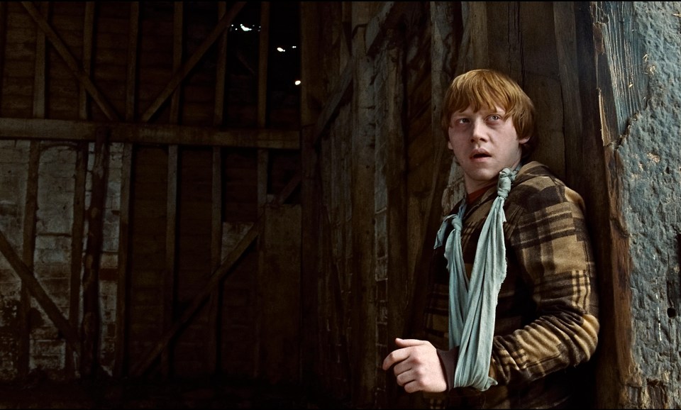 Rupert Grint as Ron Weasley in Harry Potter and the Deathly Hallows: Part 1