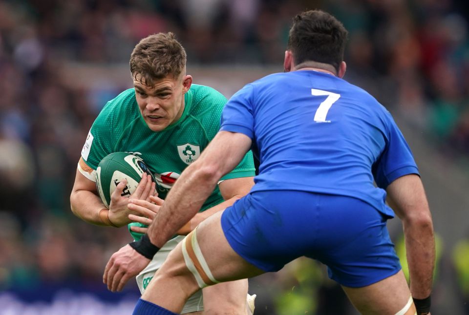 It was a painful blow to Ringrose as he marked his 50th cap