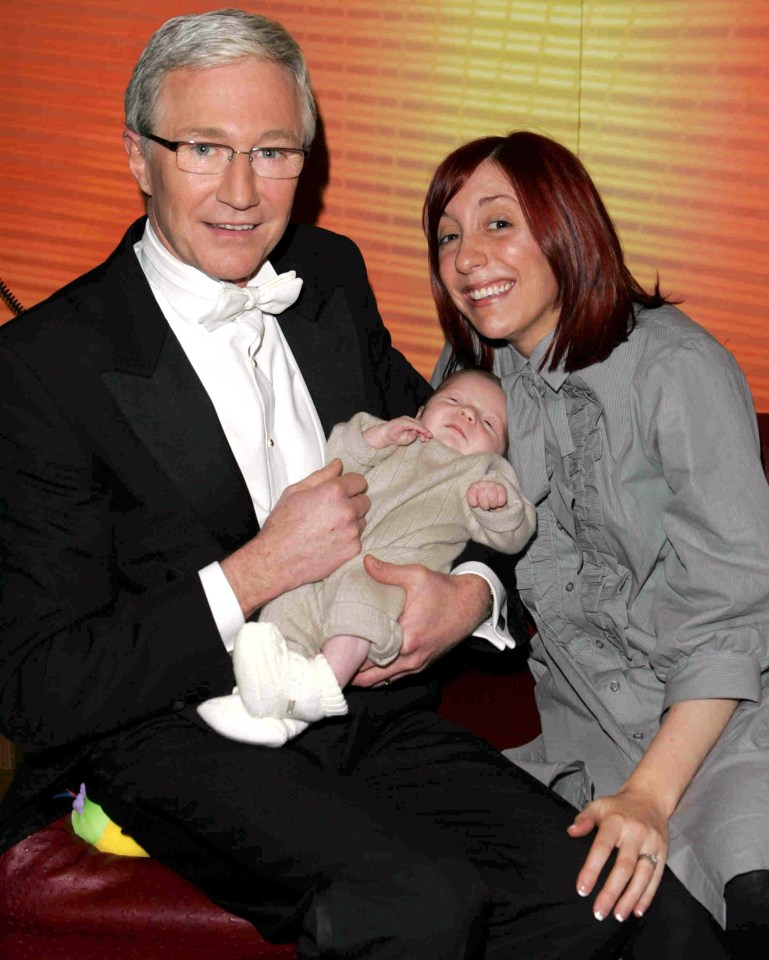 Doting dad Paul also loved being a grandad - pictured here in 2007 with daughter Sharon and then-three-week-old grandson Abel