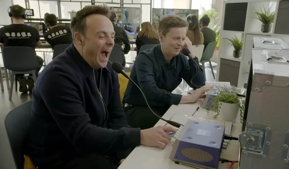 Ant and Dec couldn't contain their laughter