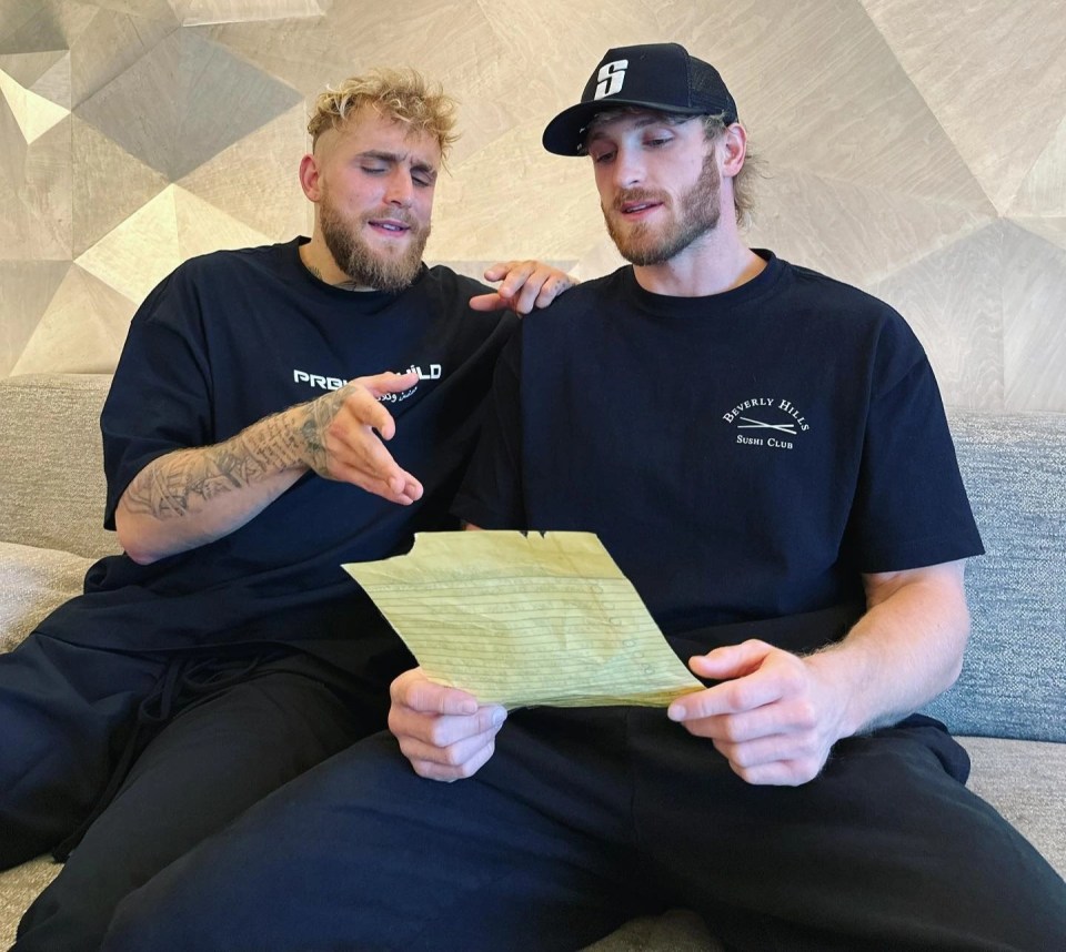 Jake Paul with his older brother Logan