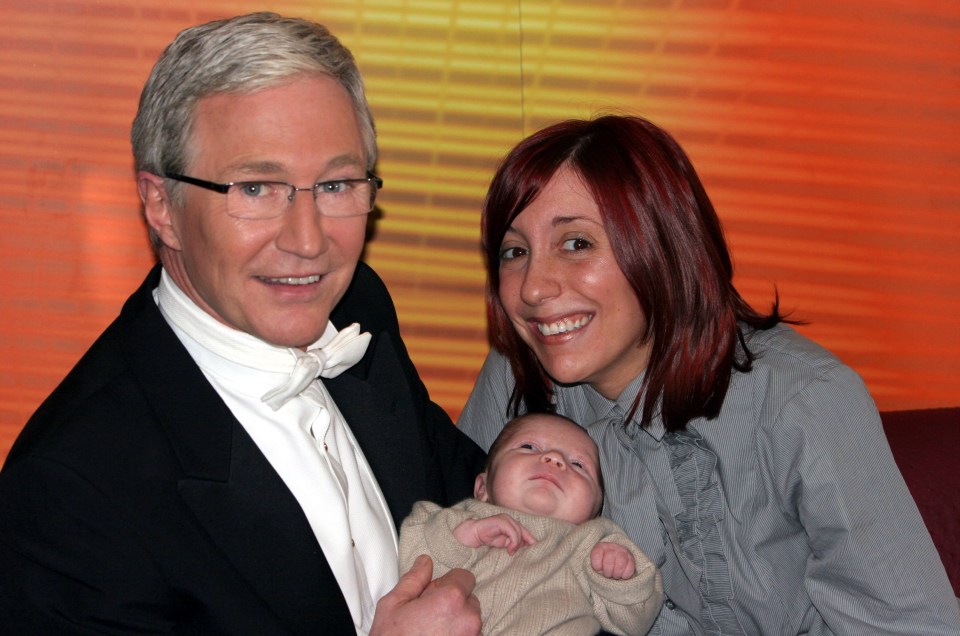 The star with Sharon and his grandson Abel