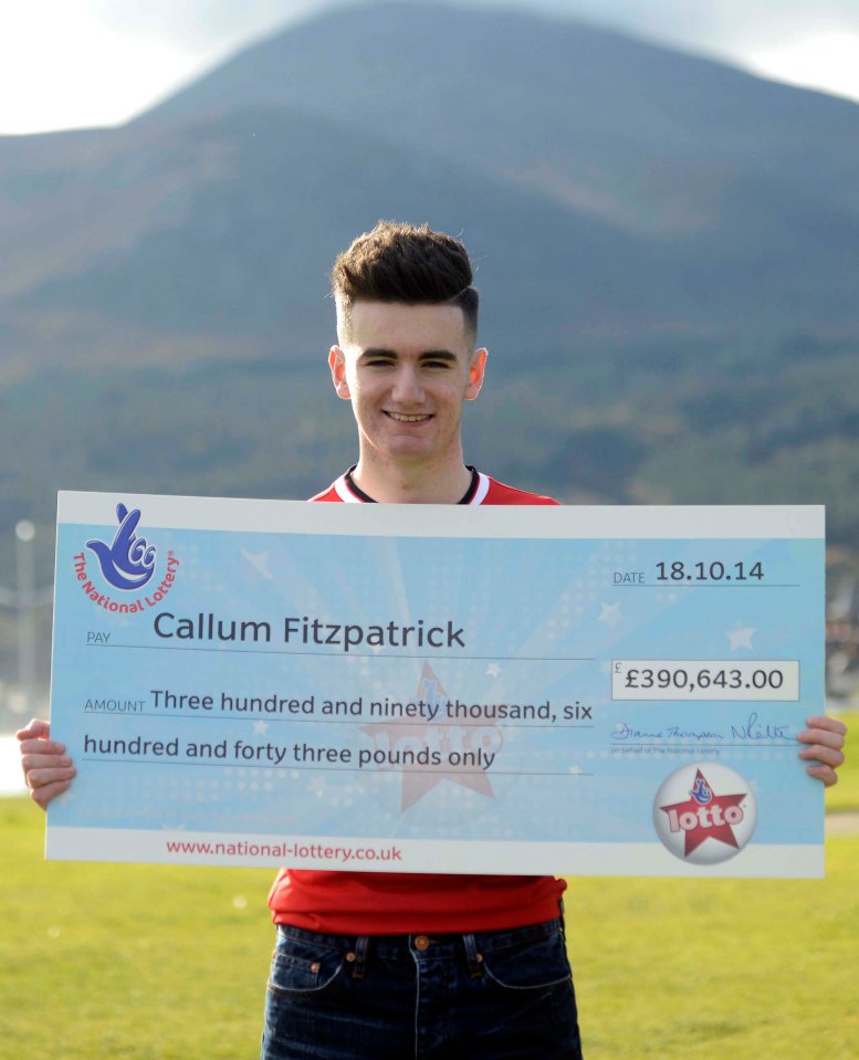 Callum Fitzpatrick bagged the win when he was just 16