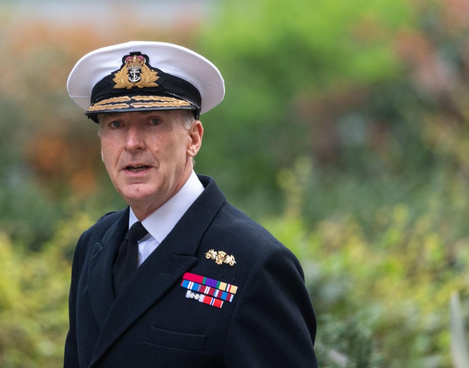 Staff Admiral Sir Tony Radakin enjoys a £62,000-a-year property with staff costing an extra £113,000