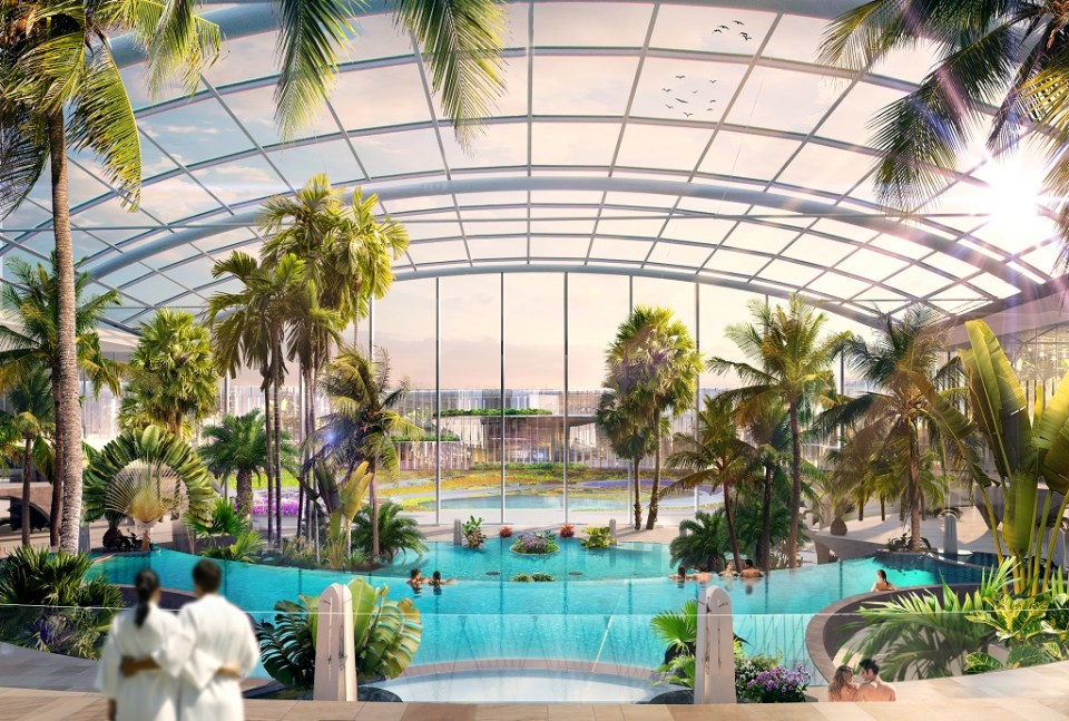 Therme Manchester will be double the size of Therme Bucharest which opened in 2016