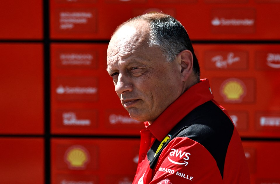 Fred Vasseur replaced Mattia Binotto as Ferrari's Principal