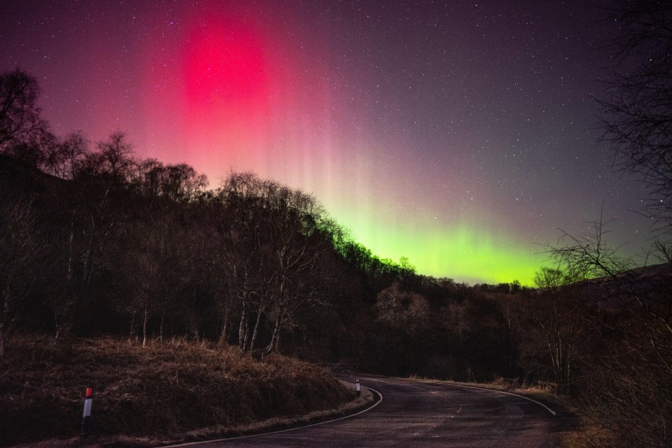 The Northern Lights have been seen across the country