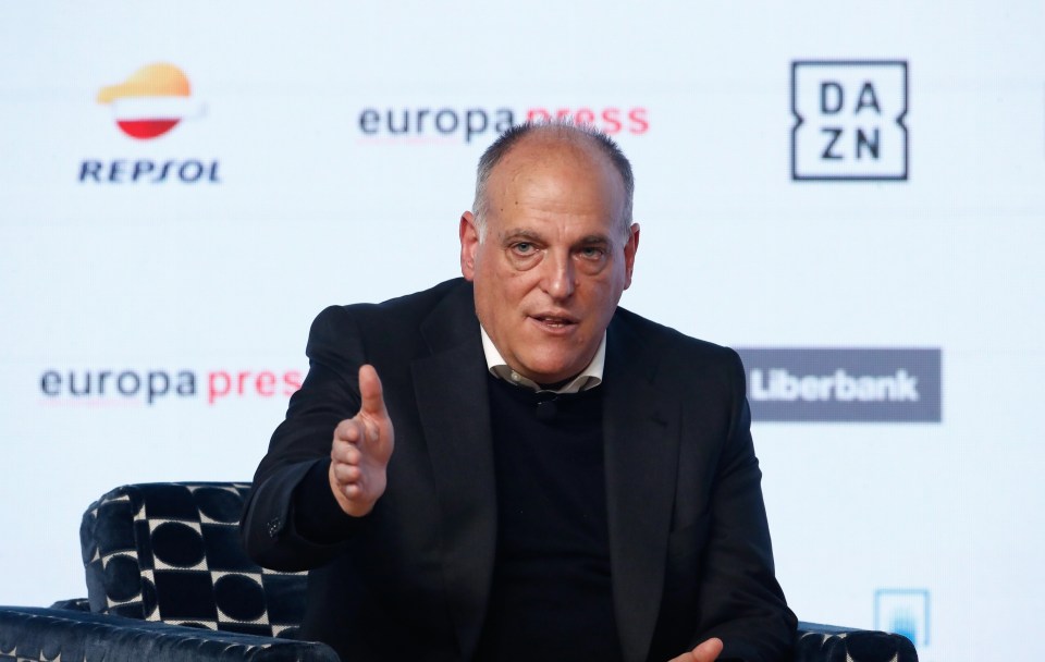 LaLiga president Javier Tebas claims Barcelona will not be able to sign players in the summer