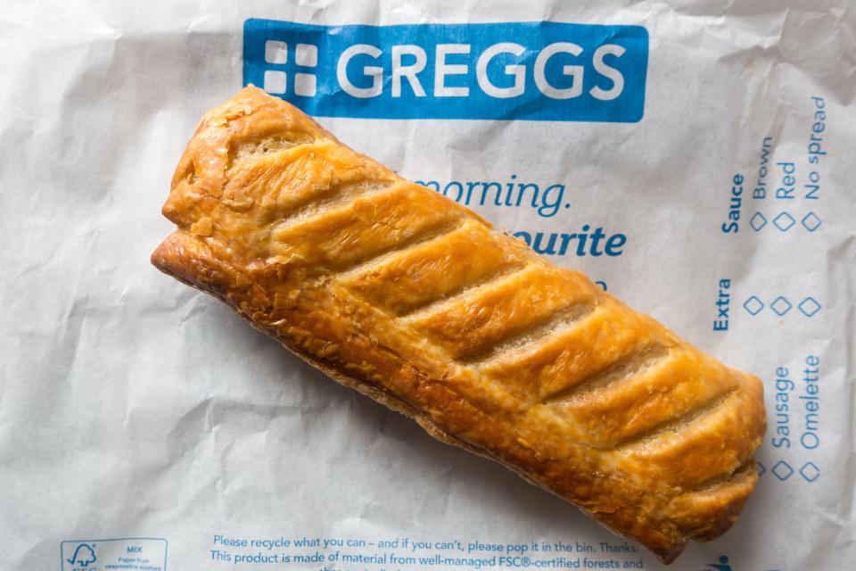 Tesco shoppers will be able to tuck into a sausage roll while they shop