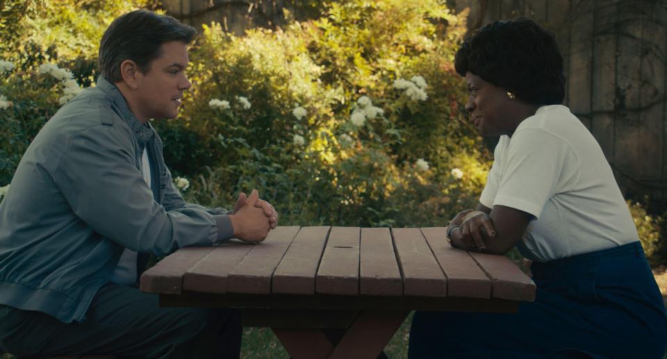 During filming, Jordan told Affleck that none of the progress would have been made without his mother Deloris, played by Viola Davis