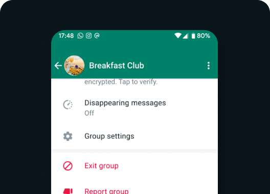 Make sure you're using the best WhatsApp settings available