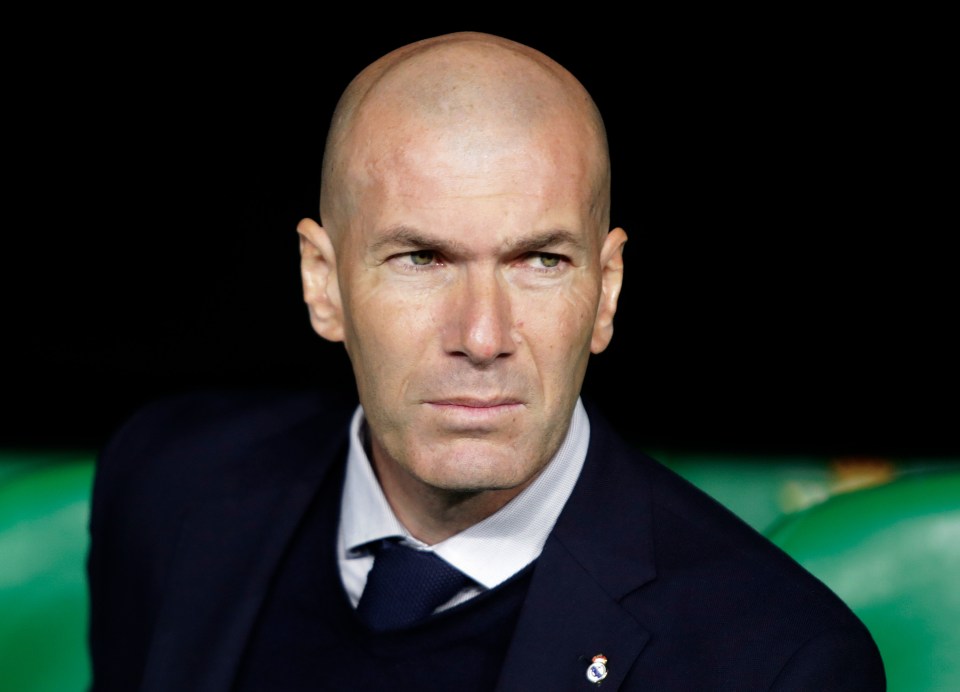 Zinedine Zidane is being linked with succeeding Antonio Conte