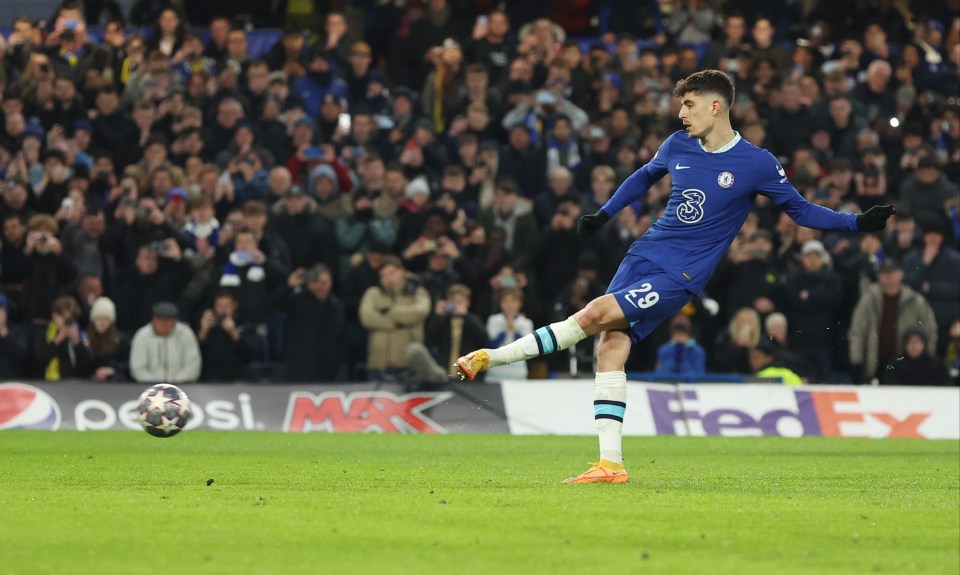 Kai Havertz netted the second with a retaken penalty after missing his first effort