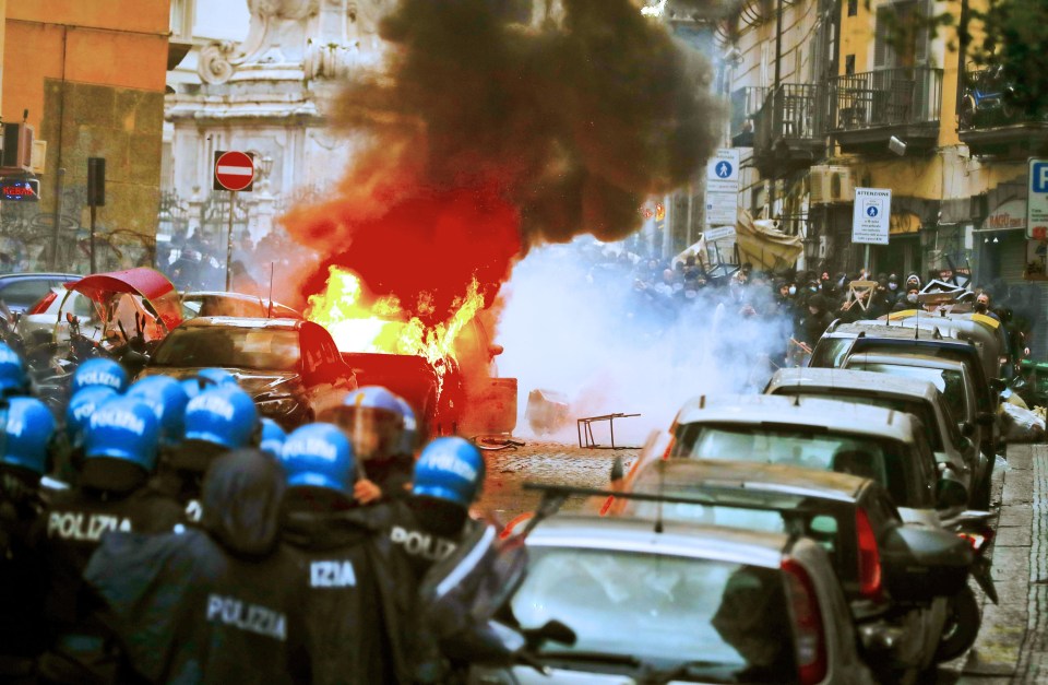 On March 15, there was carnage on the streets of Naples following a football match