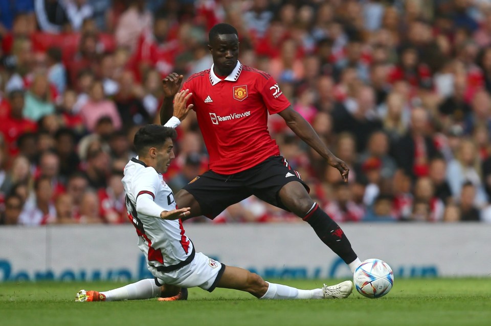 Eric Bailly featured for United during pre-season under Erik ten Hag