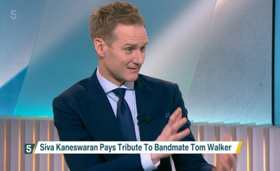 Newsreader Dan Walker asked The Wanted star how he deals with his grief