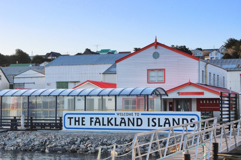 All but three inhabitants of the Falkland Islands voted to remain a British territory