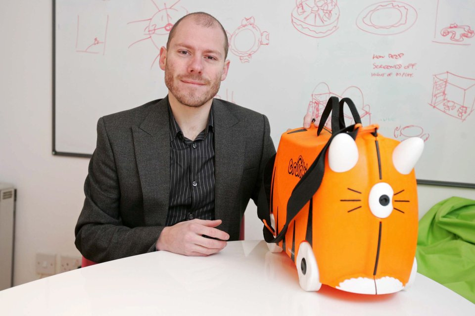 Rob Law turned his children’s suitcase – the Trunki – into a lucrative business