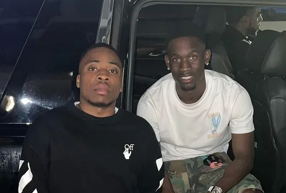 Folarin Balogun, right, has jetted out to Orlando, Florida