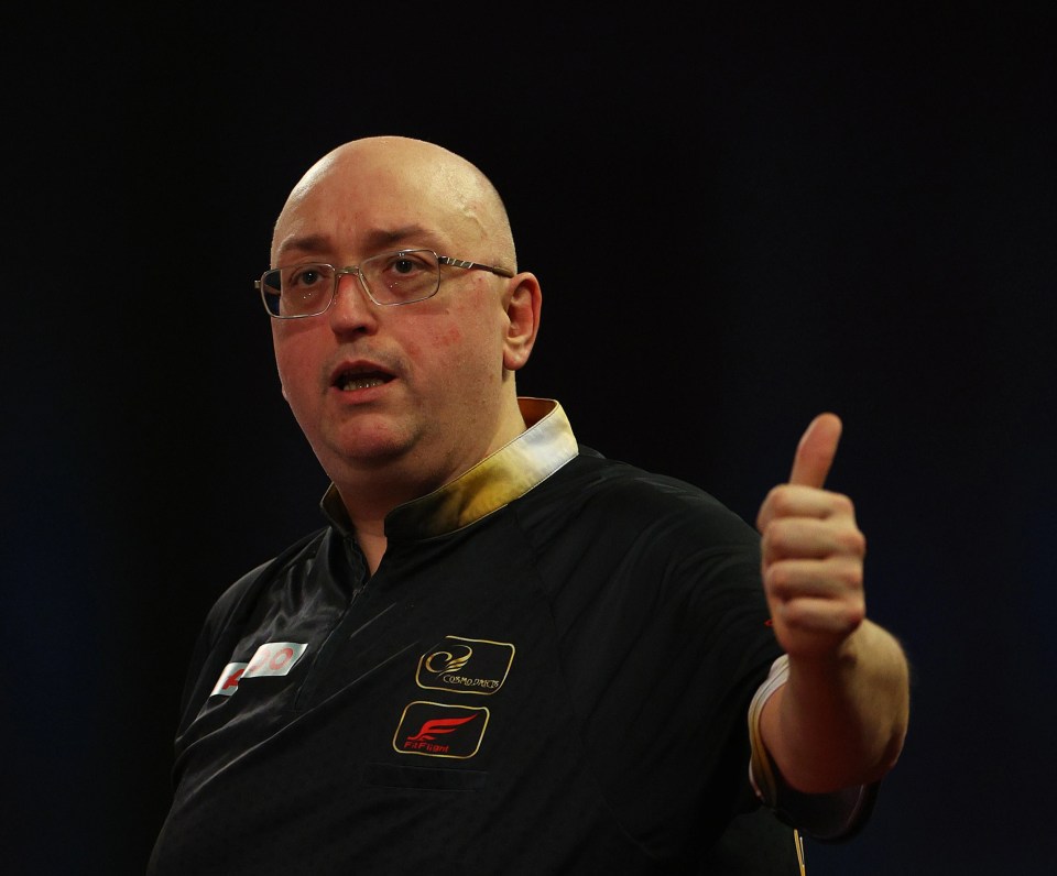 Andrew Gilding says he is “‘iving the dream’ after winning the UK Open