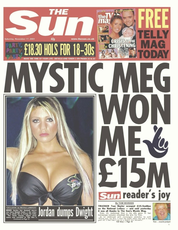 Meg was credited with helping a Sun reader win £15m