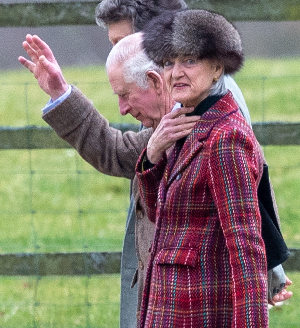 He waved at crowds hours after Harry’s latest interview